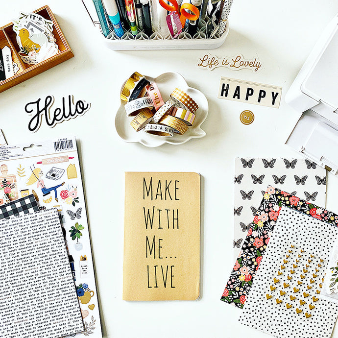 Make With Me... LIVE, Traveler's Notebook Style 9.26.20