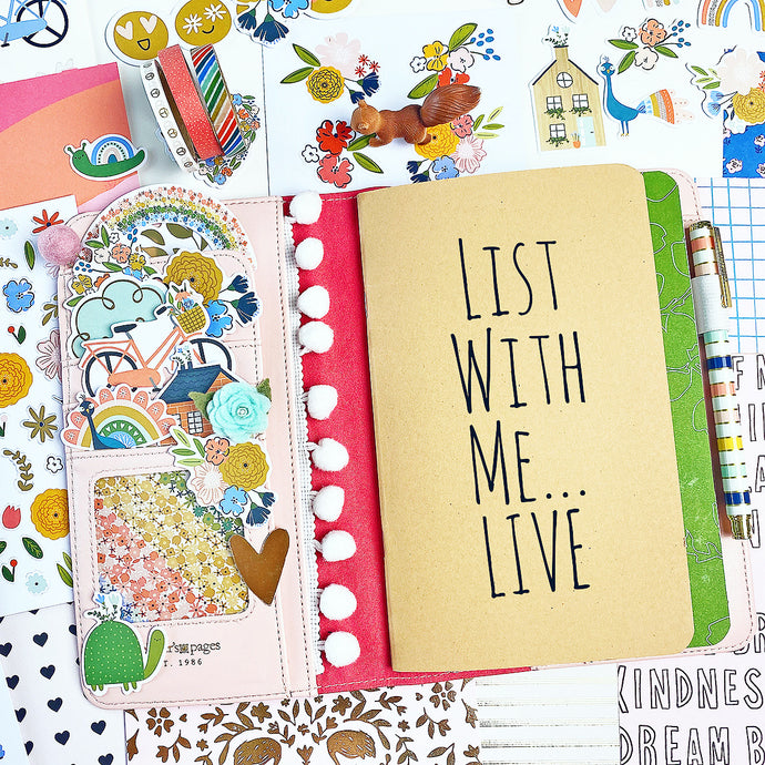 List With Me... LIVE, Traveler's Notebook Style 8.28.21
