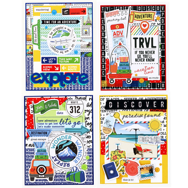 Far and Wide Travel Cards Part 1 | Design Team: Jeanne Jachna