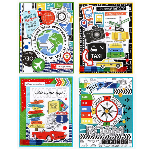 Far and Wide Travel Cards Part 2 | Design Team: Jeanne Jachna