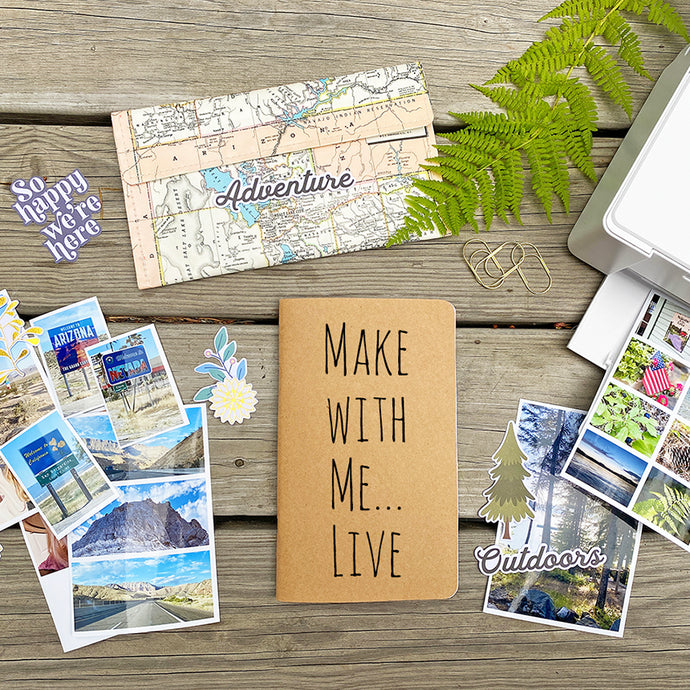 Make With Me... LIVE, Traveler's Notebook Style - 7.18.20