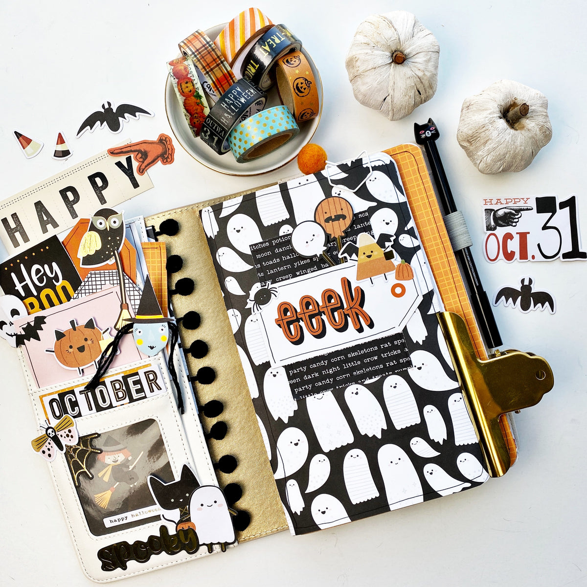 October Traveler's Notebook Set Up – Layle By Mail