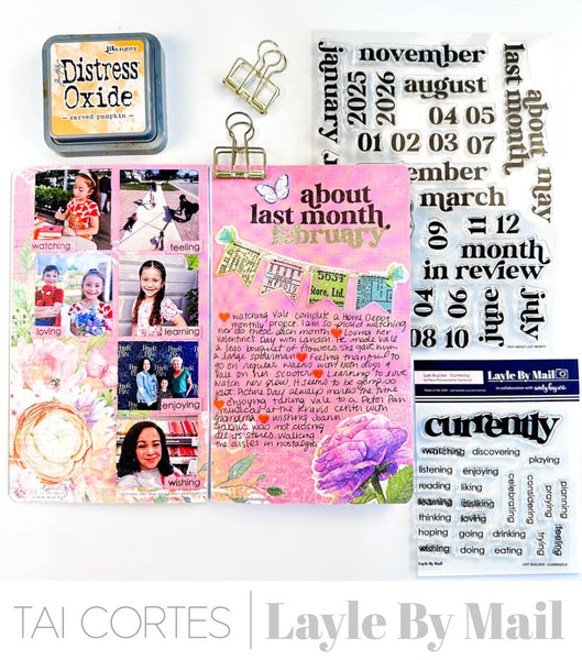 About Last Month - February | Design Team: Tai Cortes