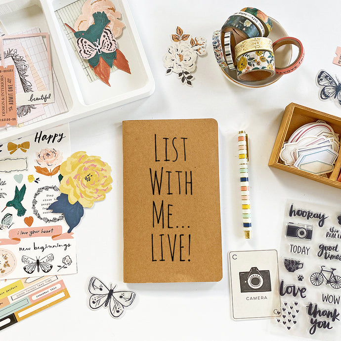 List with Me... LIVE, Traveler's Notebook Style - 7.11.20