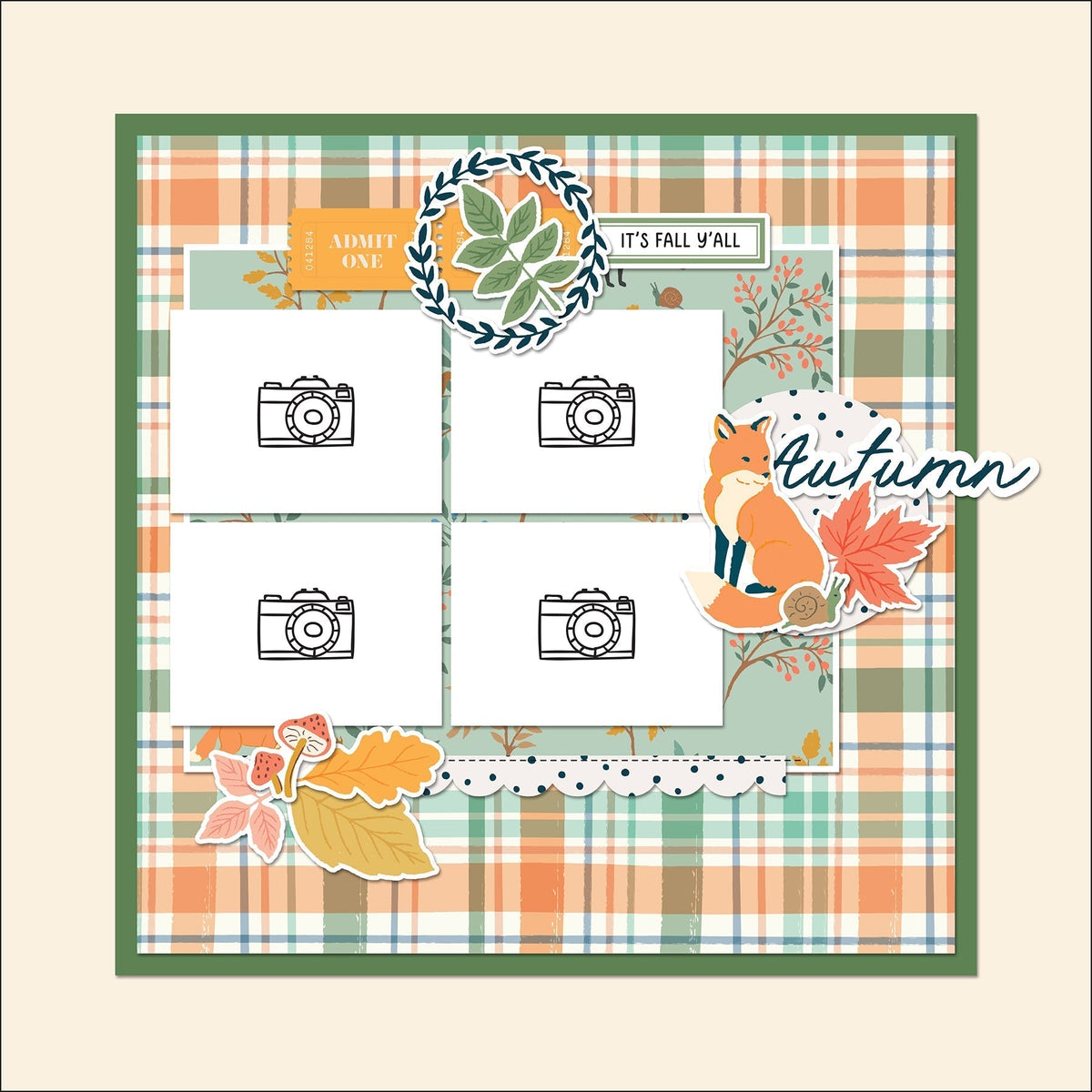 Season Pass Summer/Fall | Layout Sketch Inspiration #3 – Layle By Mail