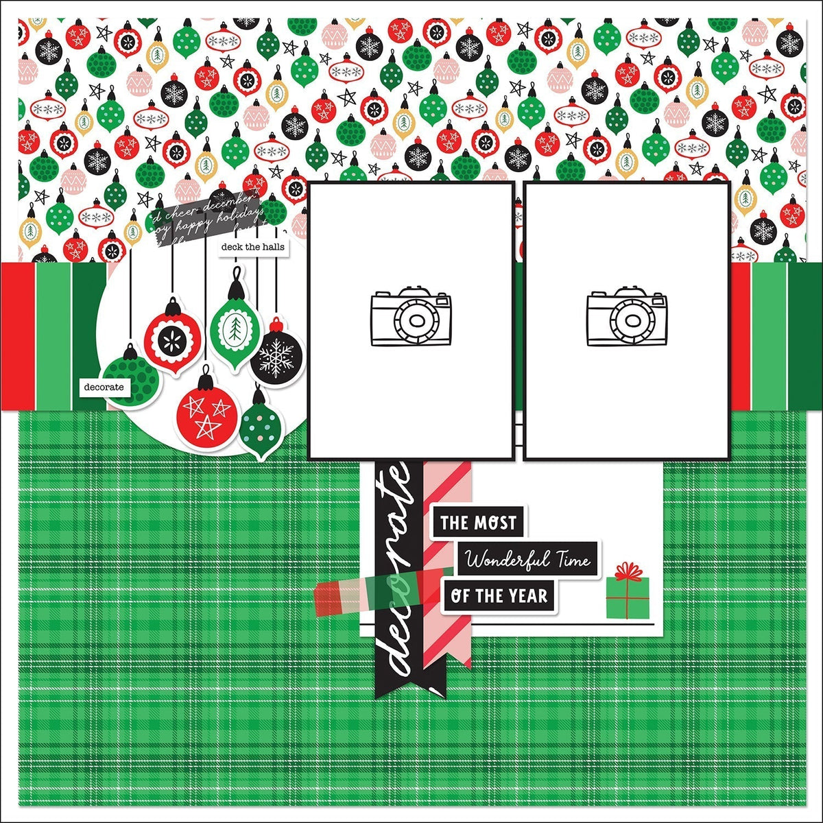 Dear Layout Dear December | Layout Sketch Inspiration #1 – Layle By Mail