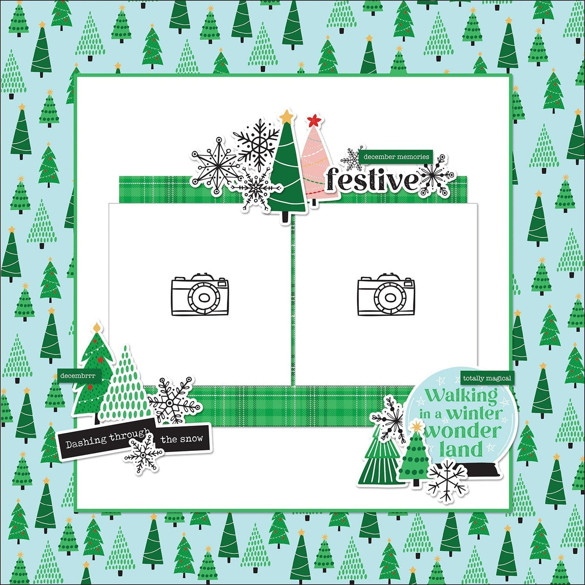 Dear Layout Dear December | Layout Sketch Inspiration #3 – Layle By Mail