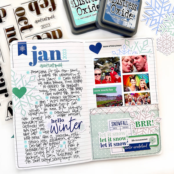 Spotlight - 2023 About Last Month Stamp Set