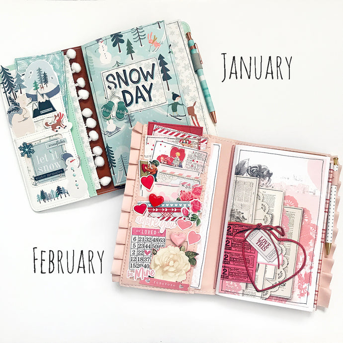 January/February Traveler's Notebook Kit
