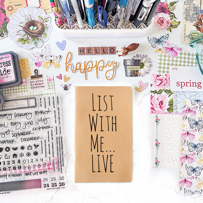 List With Me... LIVE, Traveler's Notebook Style 4.13.24