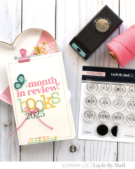 Month in Review Book Tracker | Design Team: Suzanna Lee