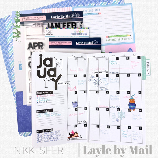 January Month In Review | Design Team: Nikki Sher