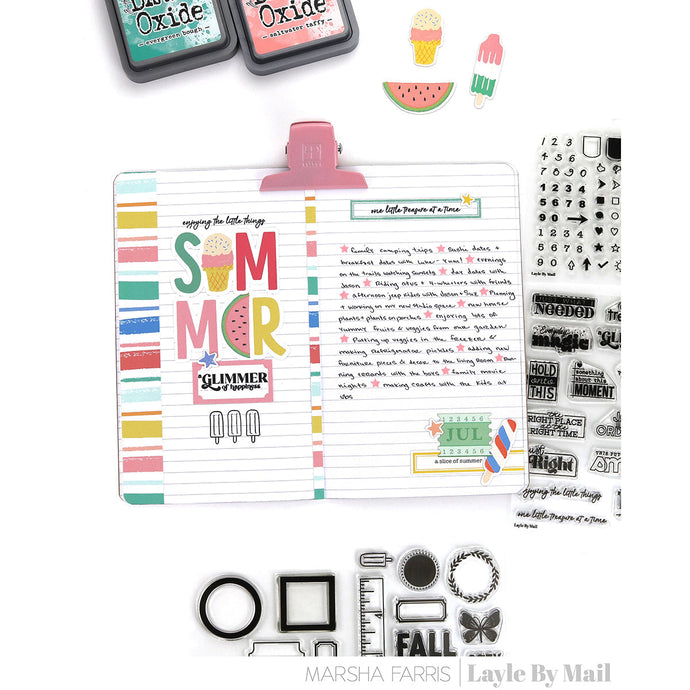 Enjoying the Little Things of Summer | Design Team: Marsha Farris
