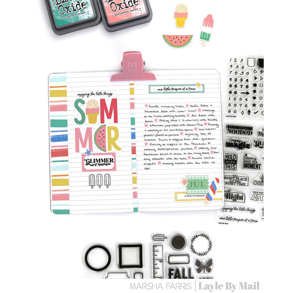 Enjoying the Little Things of Summer | Design Team: Marsha Farris
