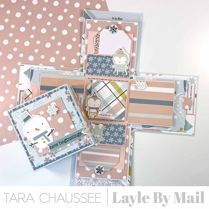 Winter Explosion Box Mini Album | Design Team: Tara Chaussee