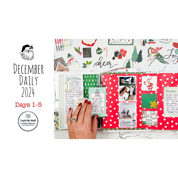 December Daily 2024 | Flip Through Days 1-5