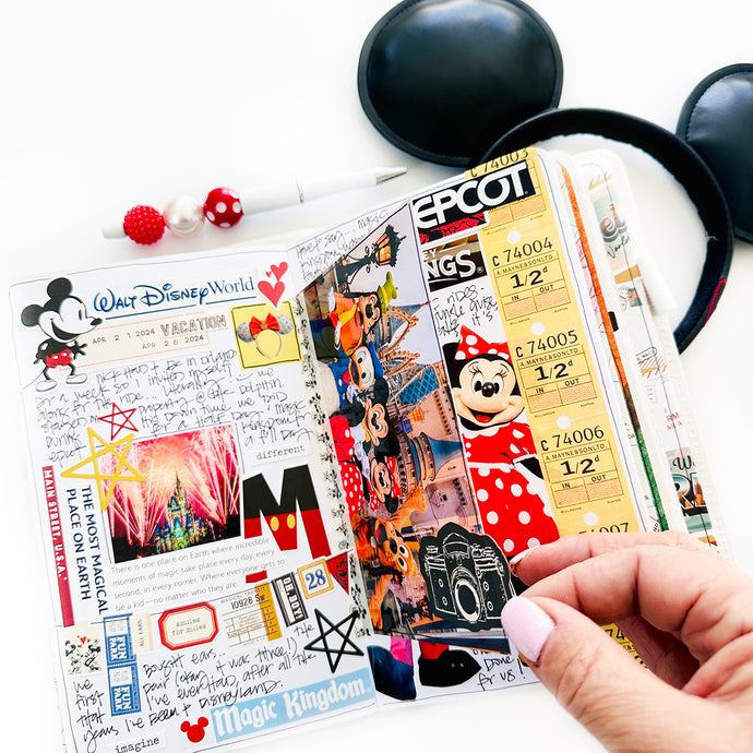 Travel Glue Book/Junk Journal - Walt Disney World