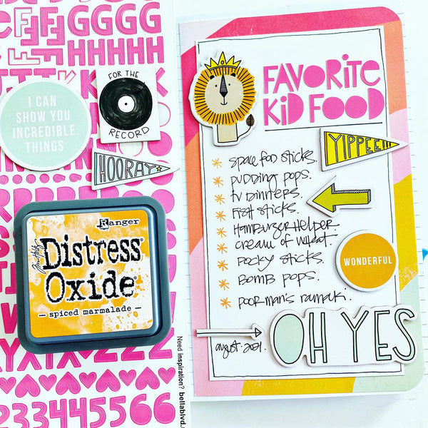 Favorite Kid Food List