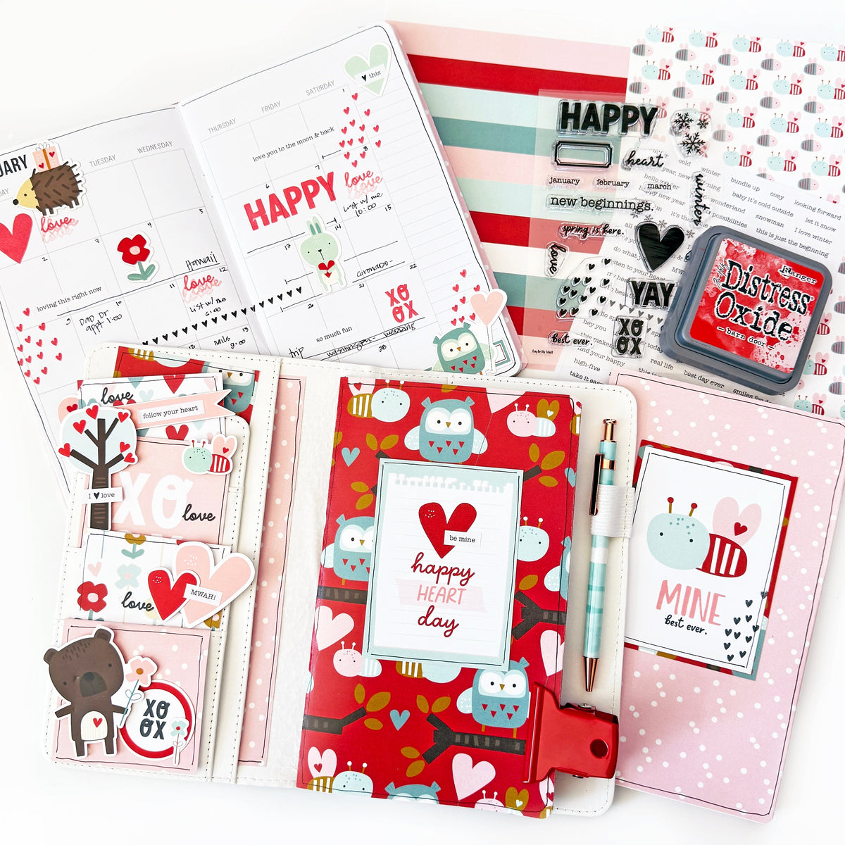 February 2025 Traveler's Notebook Set-Up – Layle By Mail
