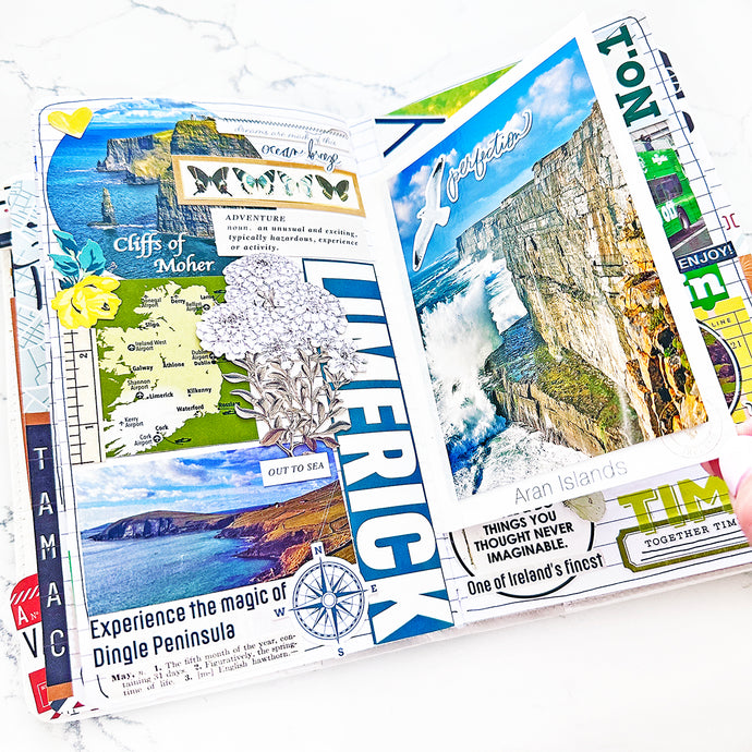 Travel Glue Book/Junk Journal - Ireland