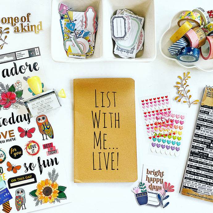 List With Me... LIVE, Traveler's Notebook Style - 7.25.20