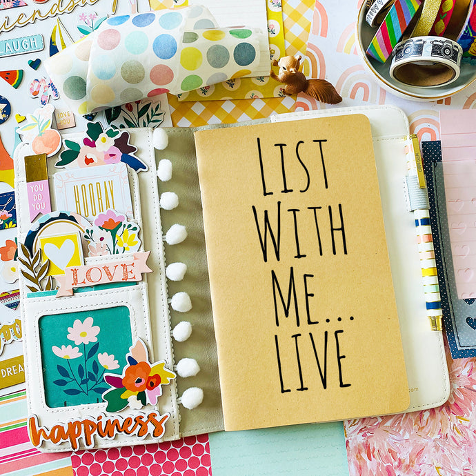 List With Me... LIVE, Traveler's Notebook Style 7.10.21