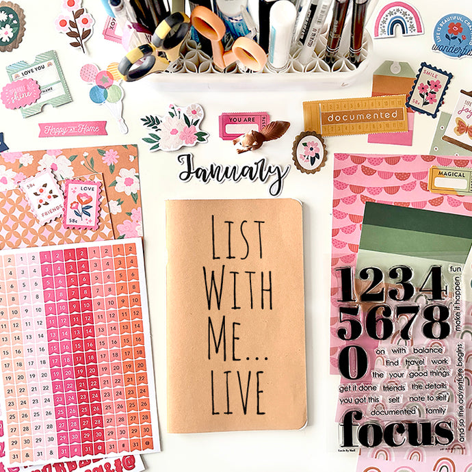List With Me... LIVE, Traveler's Notebook Style 1.21.23