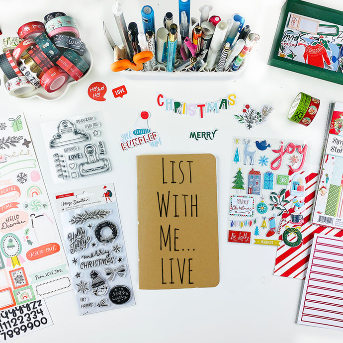 List With Me... LIVE, Traveler's Notebook Style 12.19.20
