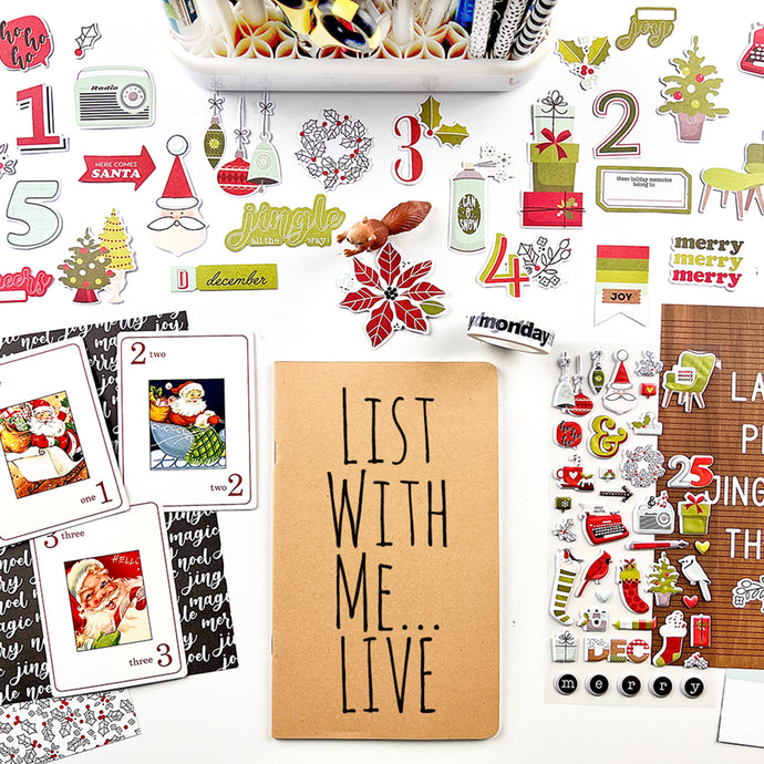 List With Me... LIVE, Traveler's Notebook Style - Bonus Edition!  12.21.21