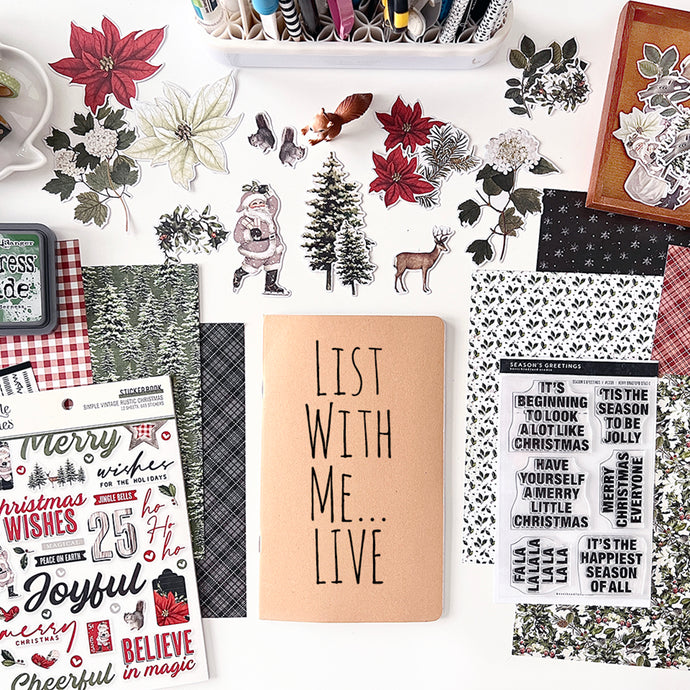 List With Me... LIVE, Traveler's Notebook Style 12.18.21