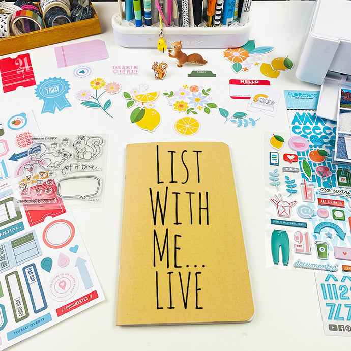 List With Me... LIVE, Traveler's Notebook Style 4.3.21