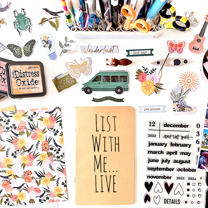 List With Me... LIVE, Traveler's Notebook Style 7.30.22