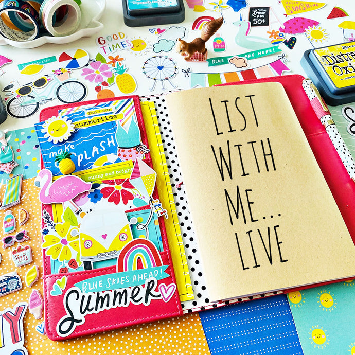 List With Me... LIVE, Traveler's Notebook Style 7.3.21