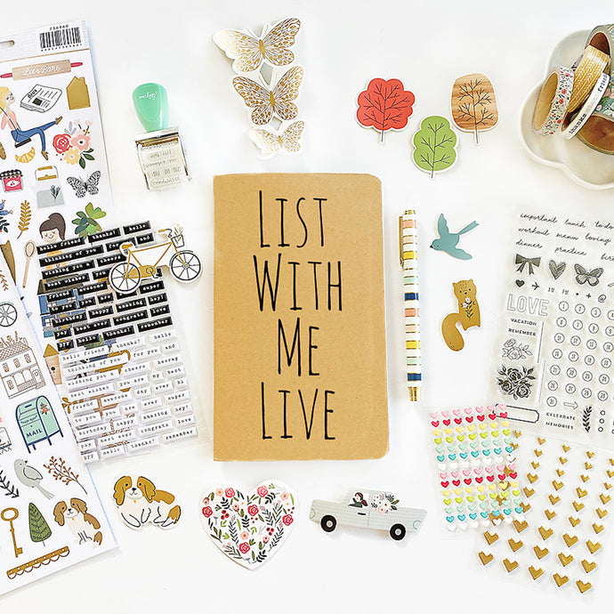 List With Me... LIVE, Traveler's Notebook Style - 8.8.20