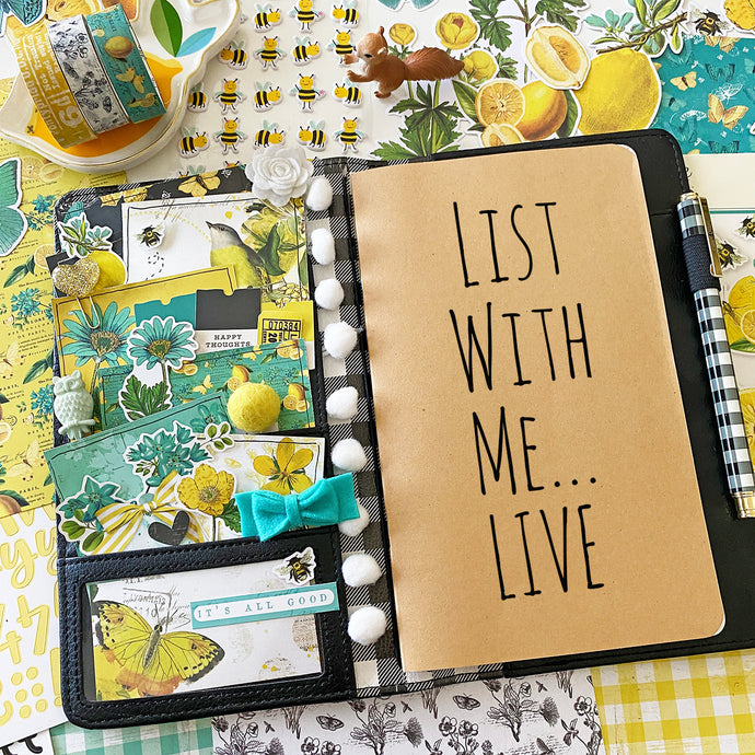 List With Me... LIVE, Traveler's Notebook Style 7.17.21