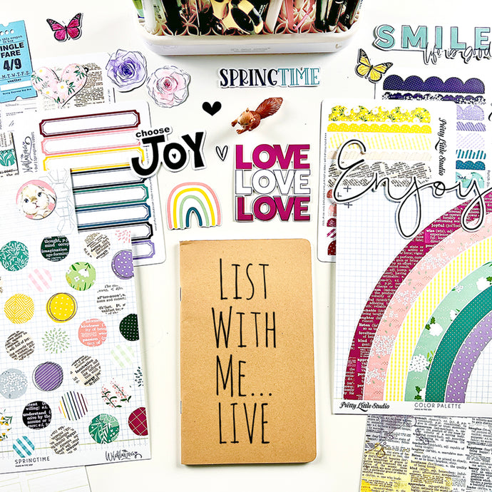 List With Me... LIVE, Traveler's Notebook Style 4.23.22