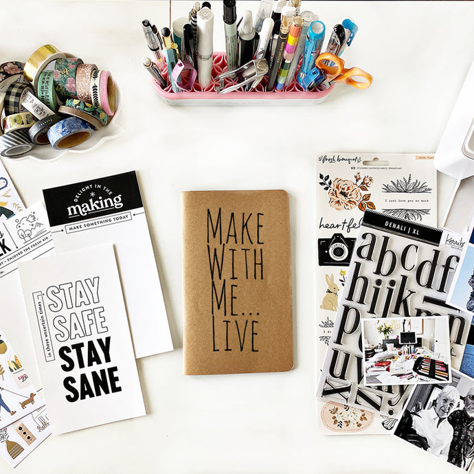 Make With Me... Live, Traveler's Notebook Style 8.29.20