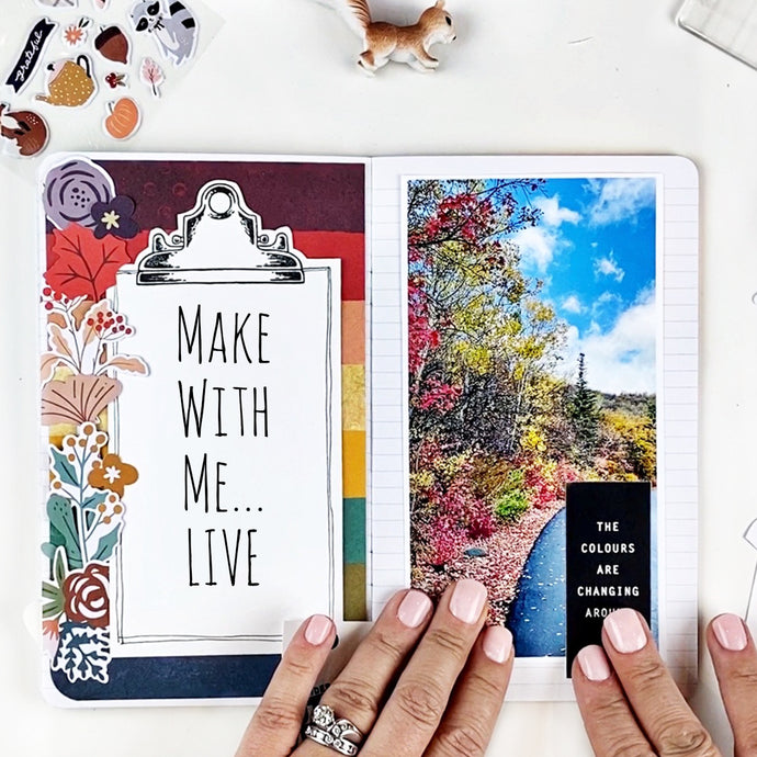 Make With Me... LIVE, Traveler's Notebook Style 10.24.20