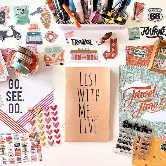 List With Me... LIVE, Traveler's Notebook Style 8.13.22