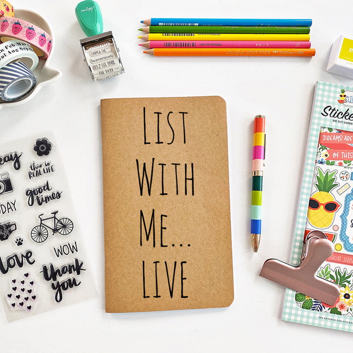 List With Me, Live... Traveler's Notebook Style 8.22.20