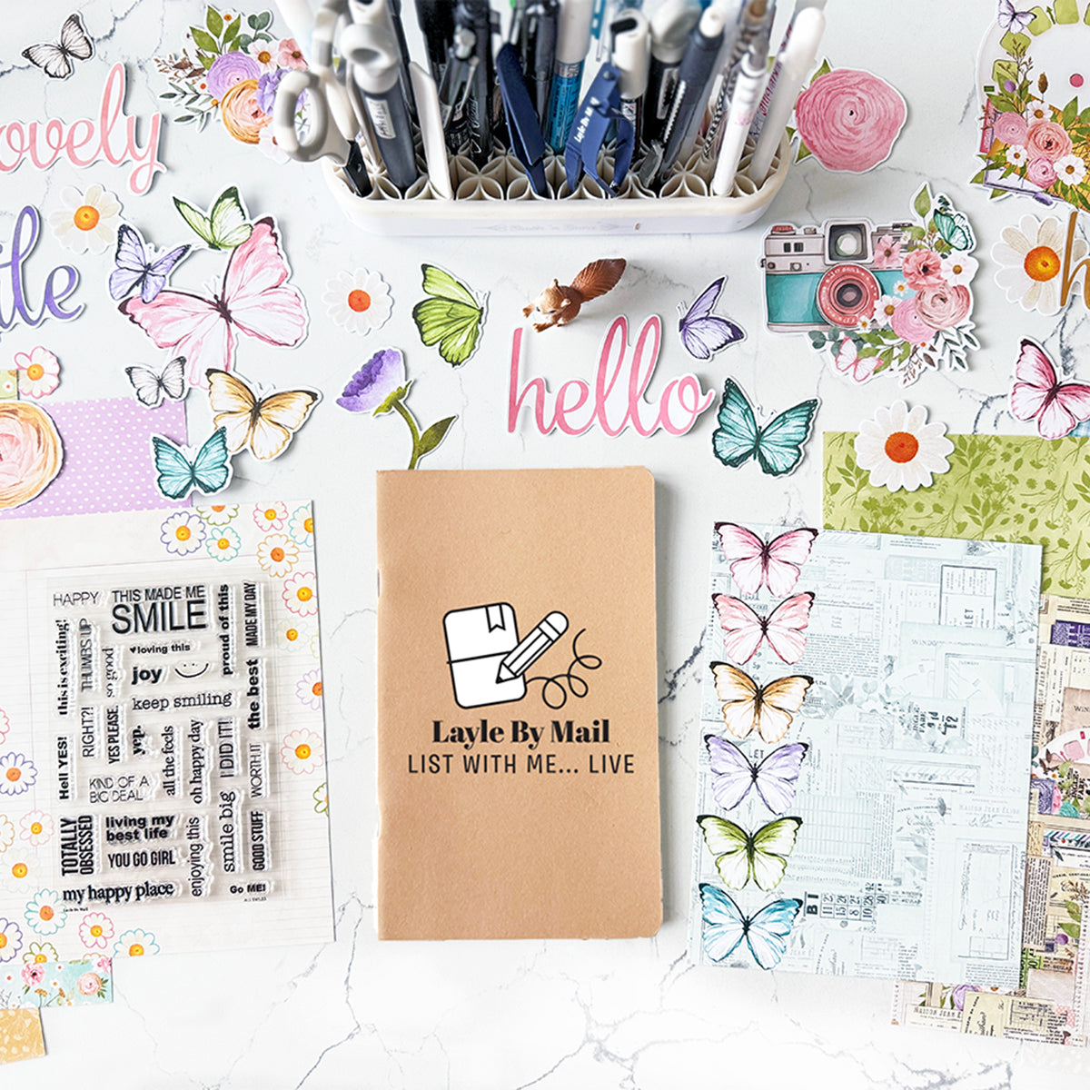 List With Me... LIVE, Traveler's Notebook Style 3.15.25 – Layle By Mail