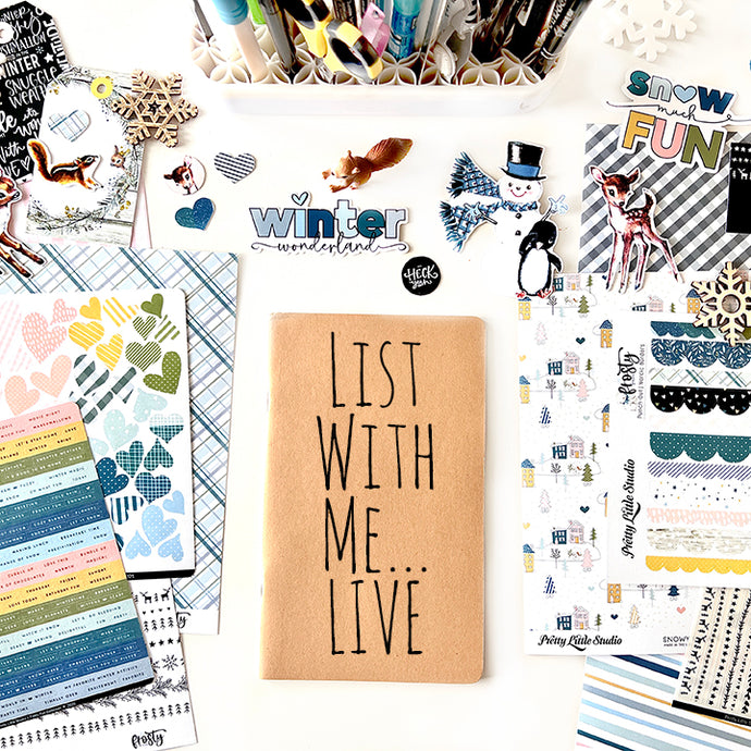 List With Me... LIVE, Traveler's Notebook Style 2.15.22