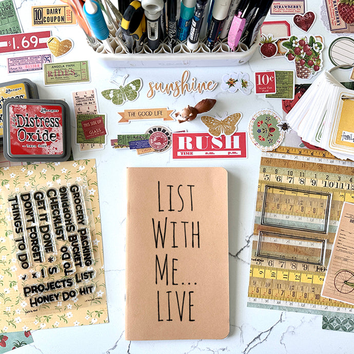 List With Me... LIVE, Traveler's Notebook Style 7.15.23
