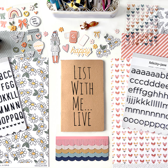 List With Me... LIVE, Traveler's Notebook Style 6.4.22