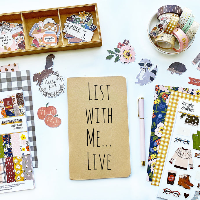 List With Me... LIVE, Traveler's Notebook Style 9.5.2020