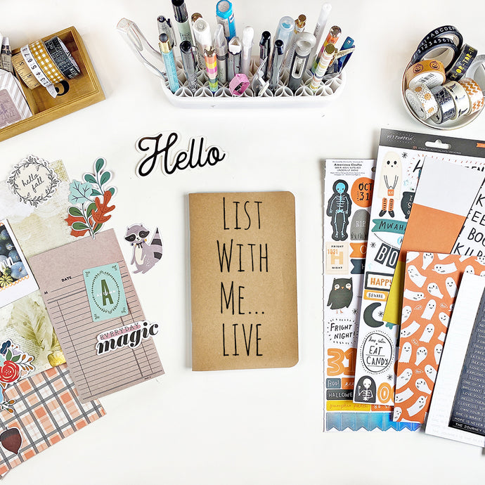 List With Me... LIVE, Traveler's Notebook Style 10.10.20