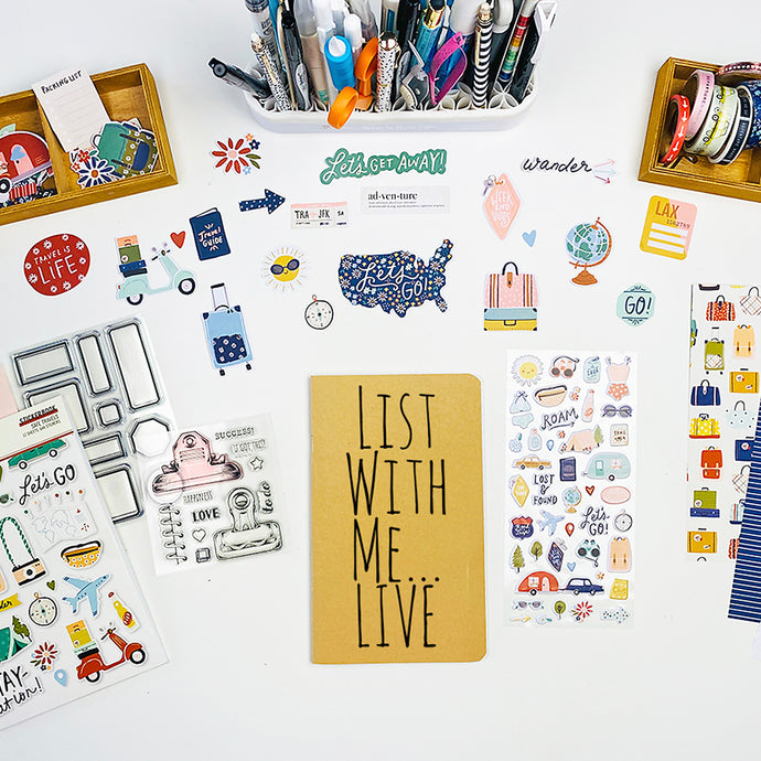 List With Me... LIVE, Traveler's Notebook Style 5.8.21