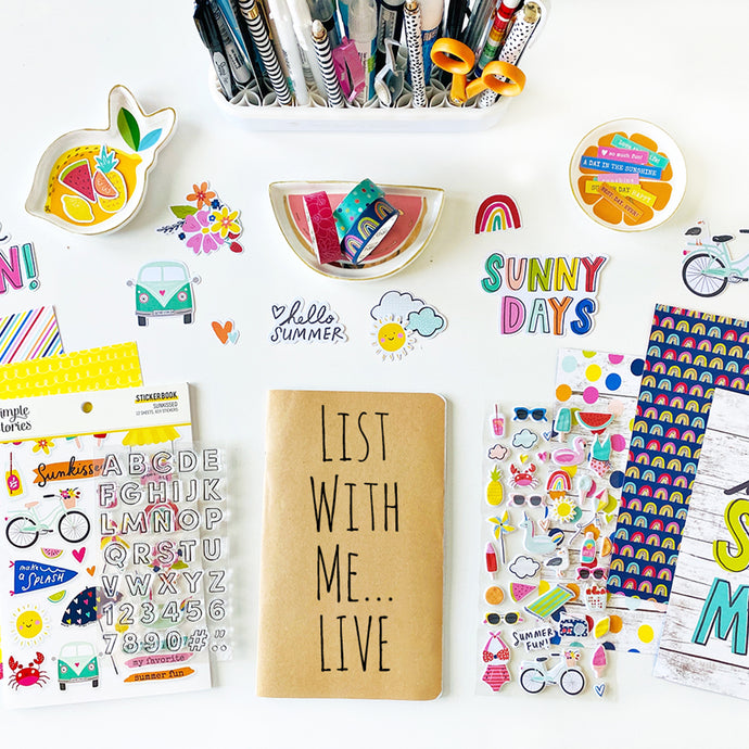 List With Me... Live, Traveler's Notebook Style 5.29.21