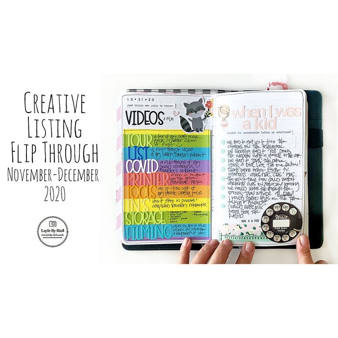 Creative Listing Flip Through - November-December, 2020