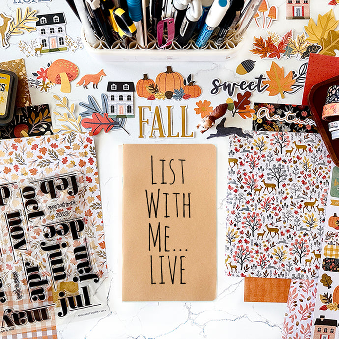 List With Me... LIVE, Traveler's Notebook Style 10.7.23